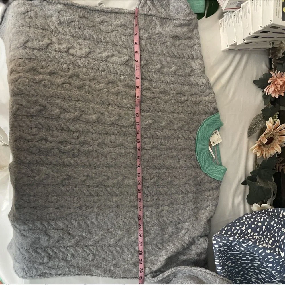 NWT $168 Free People Olympia Oversized Colorblock Sweater [ SZ Small ]‎ #q228
